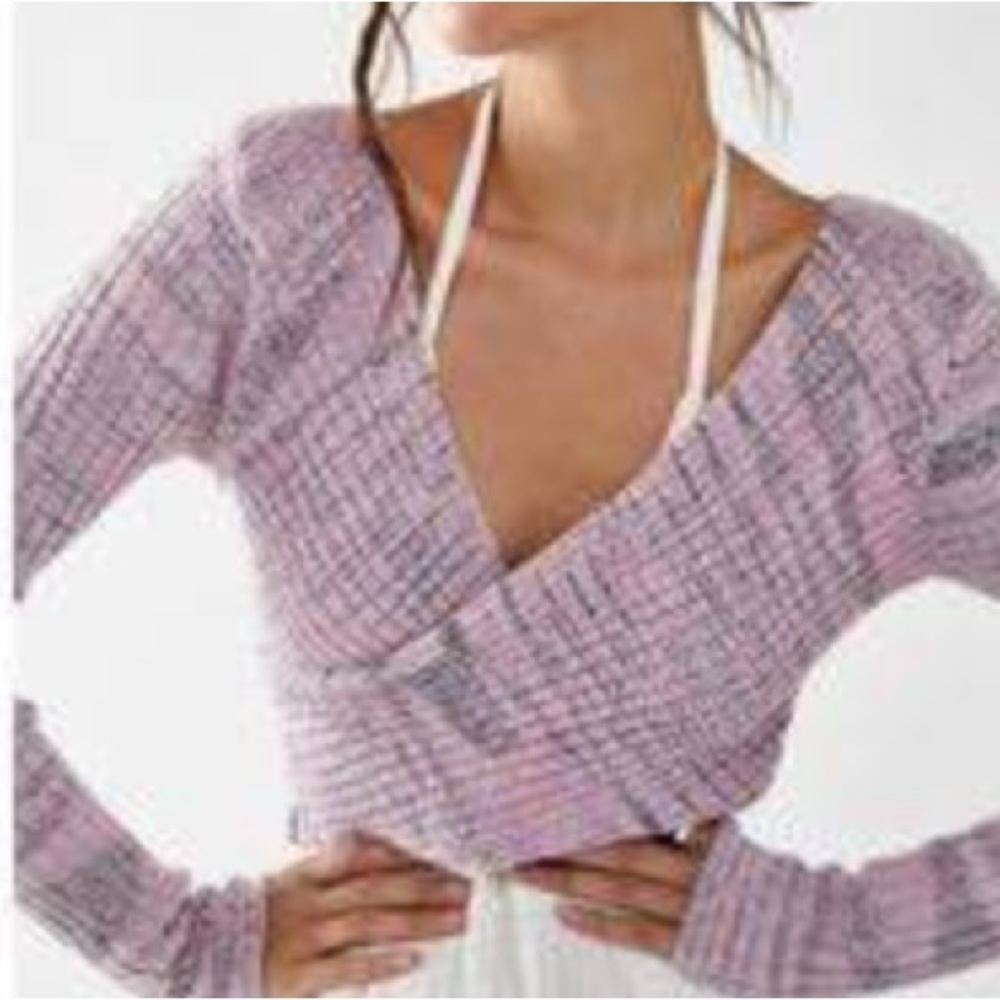 Free People Brooke Wrap Top